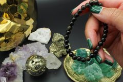 Gold Sheen Obsidian Bracelet