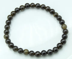 Gold Sheen Obsidian Bracelet