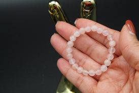 Toddler Rose Quartz Bracelet