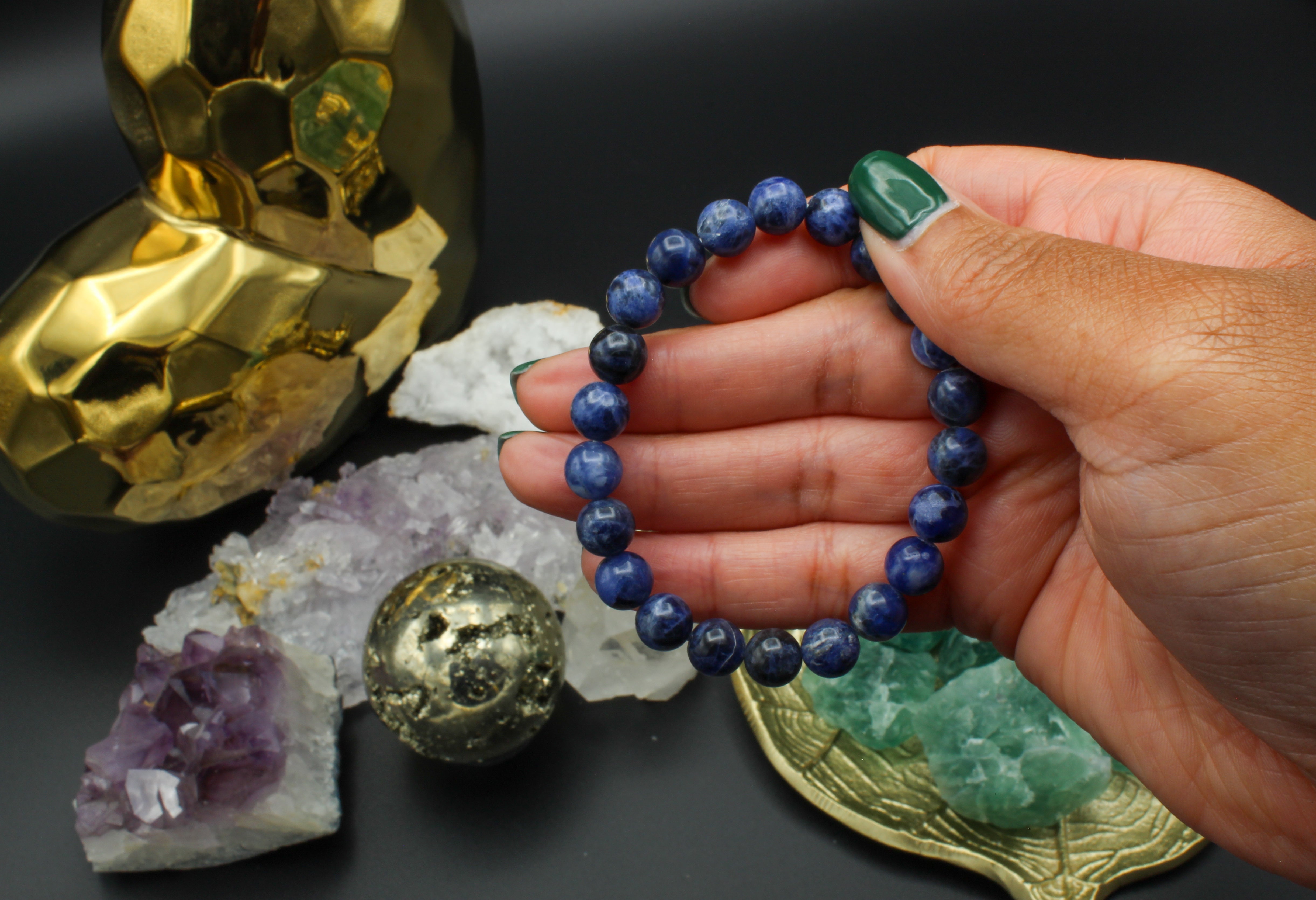 Sodalite Bracelet – Nicole Crafts and Crystals