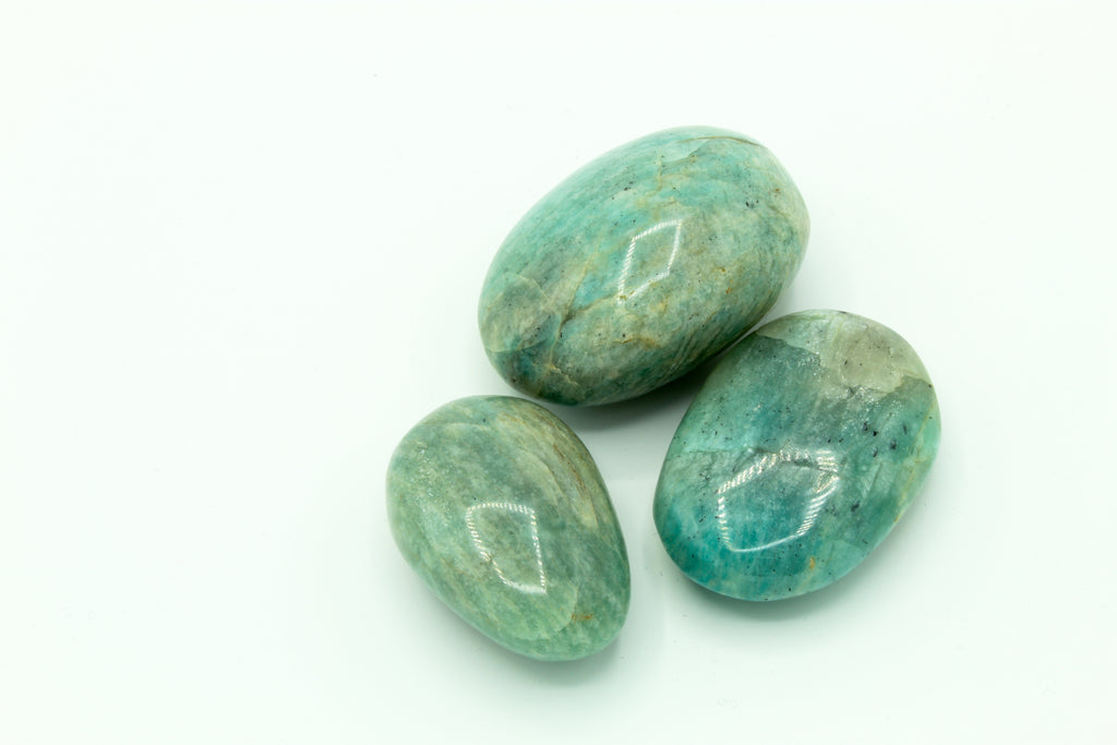 Amazonite Palm Stones