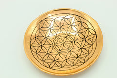 Copper Flower of Life Grid Bowl