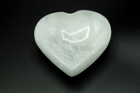 Selenite Heart Bowl
