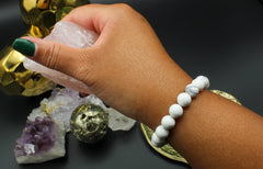 White Howlite Bracelet